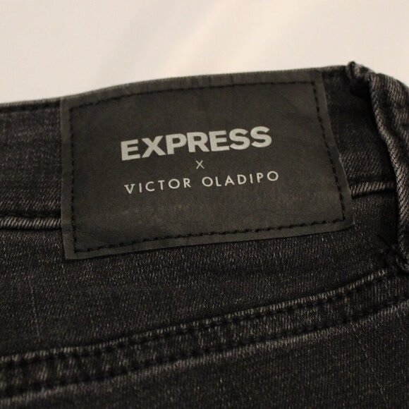 Express x Victor Oladipo Men's Slim Ripped Stretch Jeans 29 by 30 - Picture 7 of 10